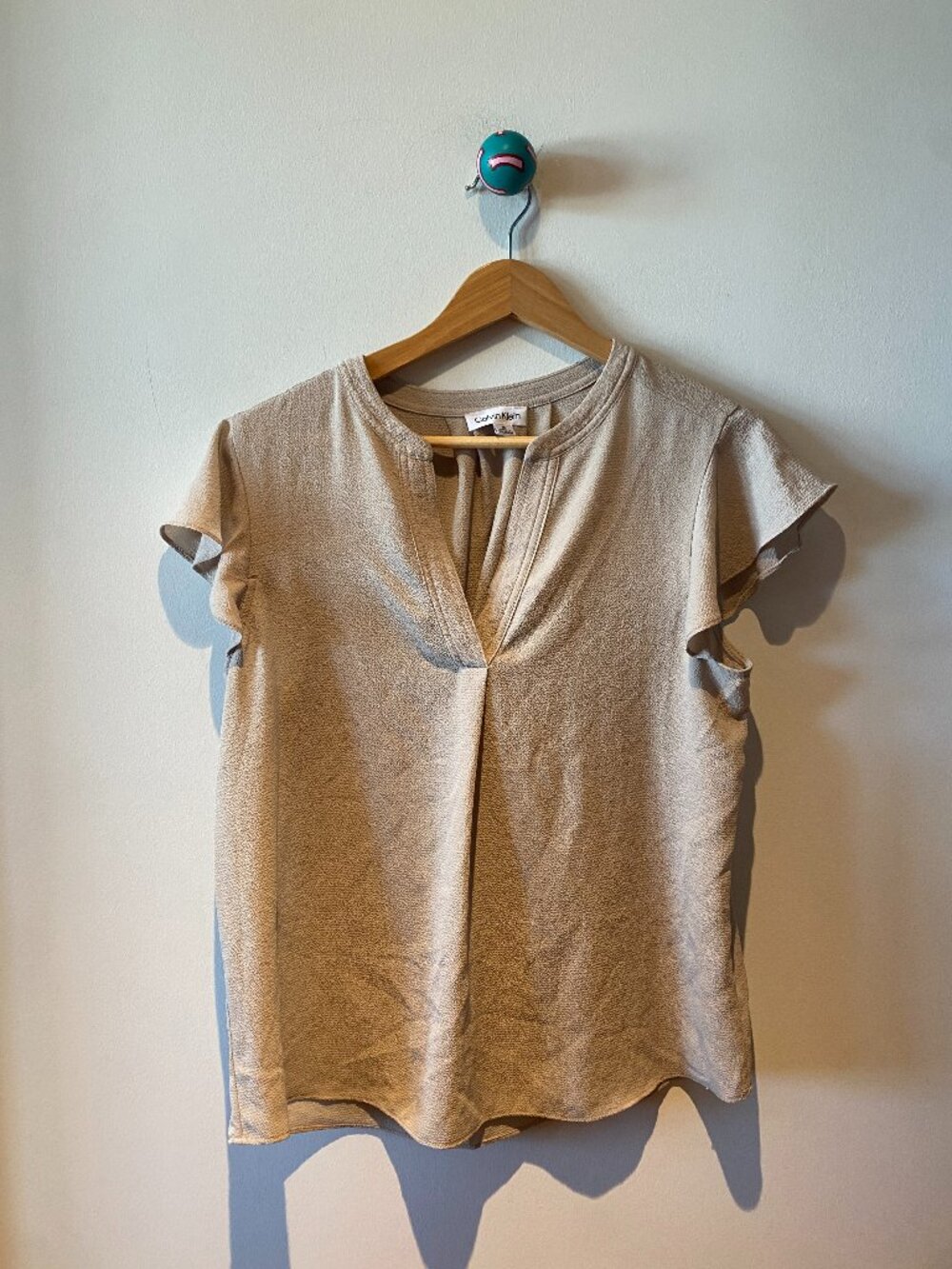 Calvin Klein Tan Blouse (M)